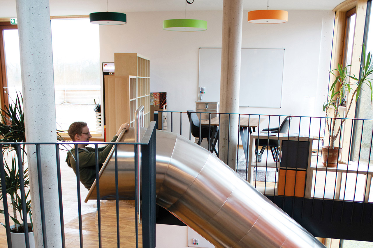 Slide into the lunch break